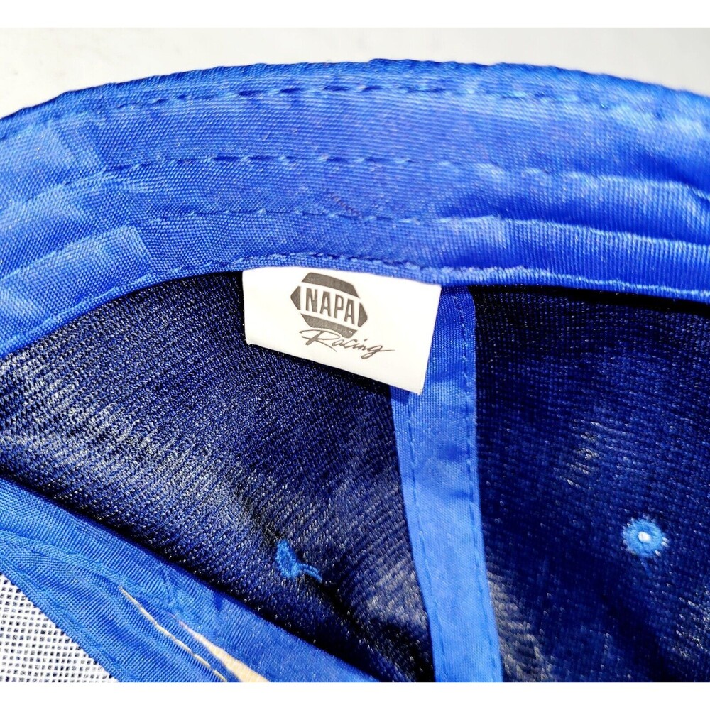 NAPA Racing Chase Elliott #24 Hendrick Motorsports Nascar Blue Strapback Cap Hat - Picture 10 of 12